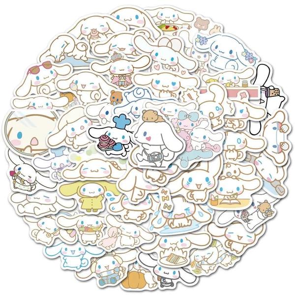 Imagem de Adesivos Sanrio My Melody, Cinnamoroll e Kuromi - 50 Peças para Laptop