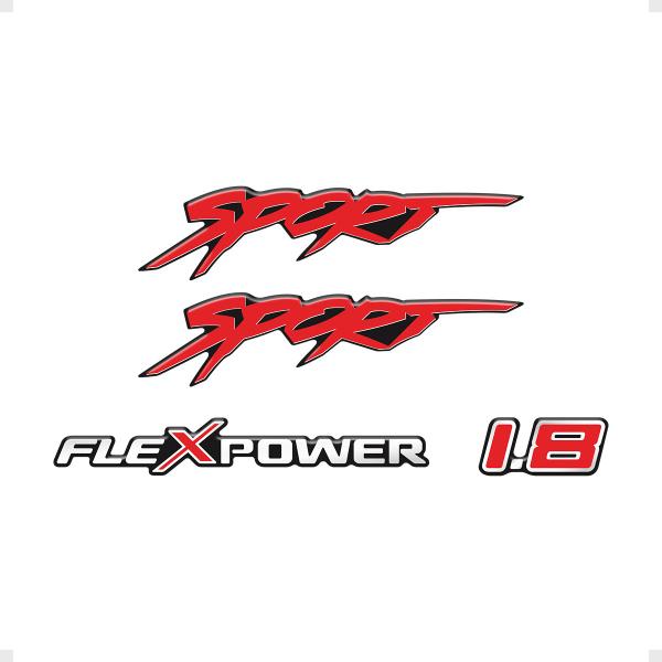Adesivos Sport Flexpower 1.8 Para Montana Astra - Genérico - SPORTINOX Imagem de Adesivos Sport Flexpower 1.8 Para Montana Astra - Genérico