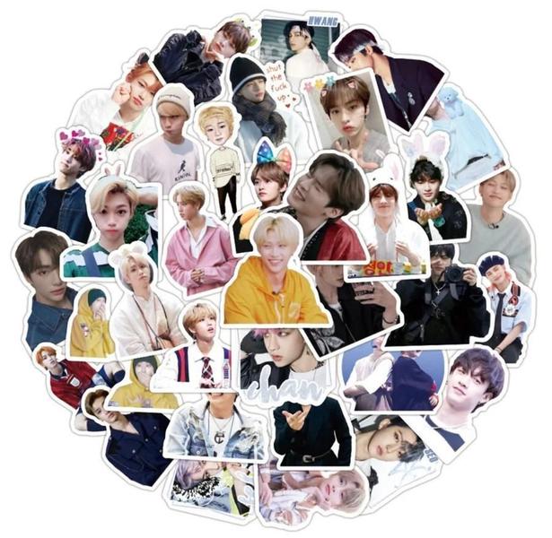 Imagem de Adesivos Stickers Impermeável Caderno Celular K-Pop Coreano