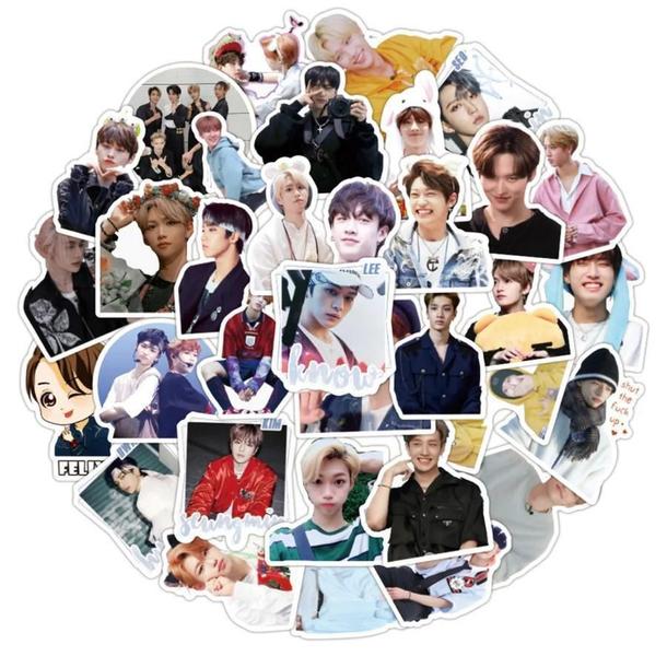 Imagem de Adesivos Stickers Impermeável Caderno Celular K-Pop Coreano