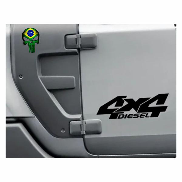 Imagem de Adesivos Troller 4x4 Diesel kit com 8 adesivos