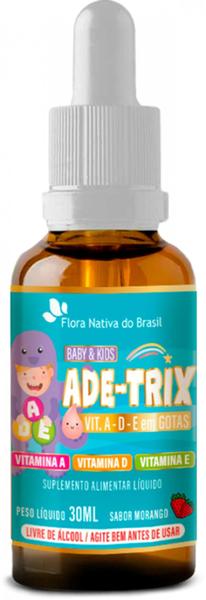 Imagem de ADETRIX Vitamina A D E em Gotas Sabor Morango