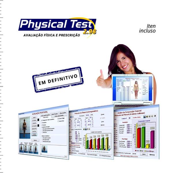 Adipômetro Clínico Neo Azul Prime Med Com Software Physical Test 2.98 Imagem de Adipômetro Clínico Neo Azul Prime Med Com Software Physical Test 2.98