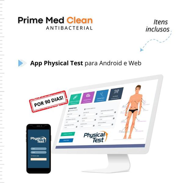 Adipômetro / Plicômetro Prime Med Clean-Antibacterial-Anvisa-Rosa Imagem de Adipômetro / Plicômetro Prime Med Clean-Antibacterial-Anvisa-Rosa