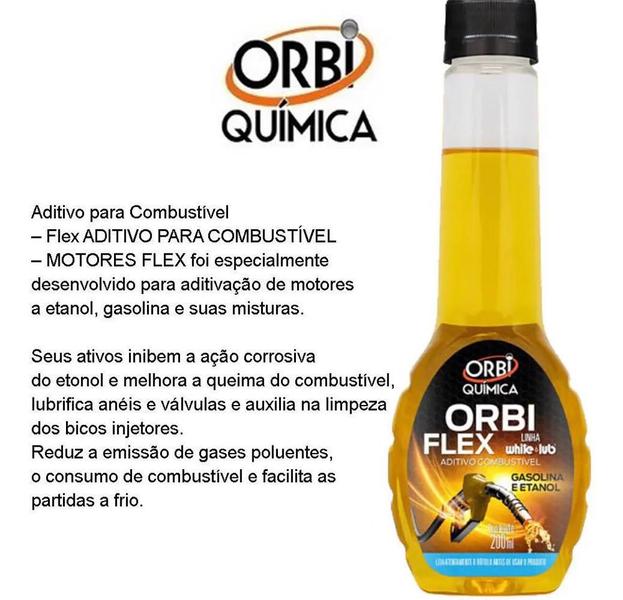 Imagem de Aditivo Combustível Motor Flex Orbi - Flex 200ml