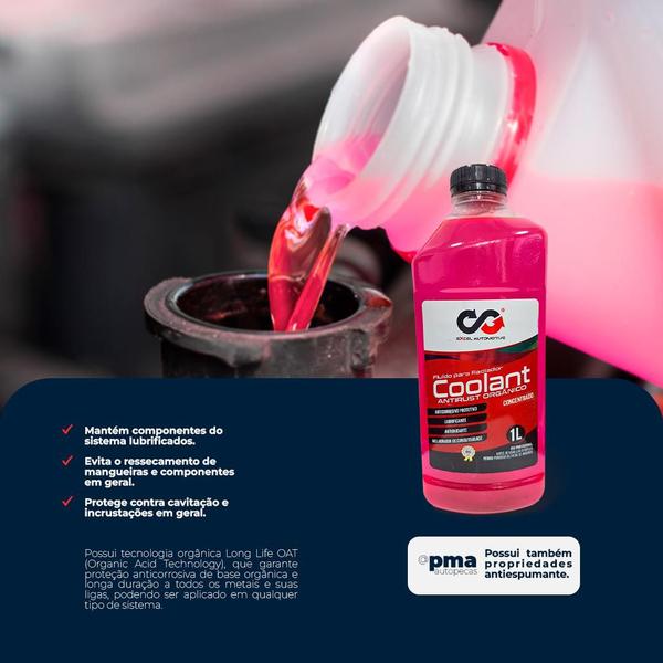 Imagem de Aditivo Coolant Antirust Organico Concentrado Rosa 1L