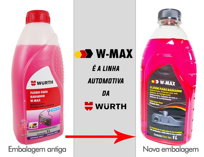 Imagem de Aditivo fluido Para Radiador liquido de arrefecimento rosa proteção automotiva wurth o melhor