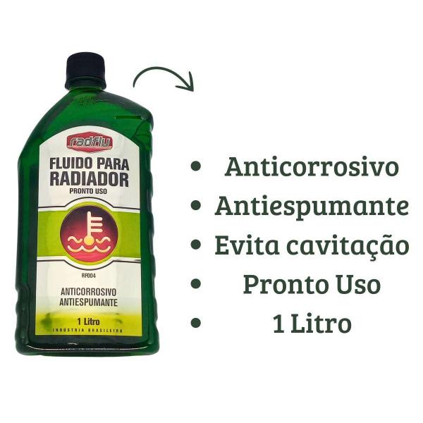 Imagem de Aditivo Fluido Radiador Protetor Pronto Uso Verde 1 Litro 1L