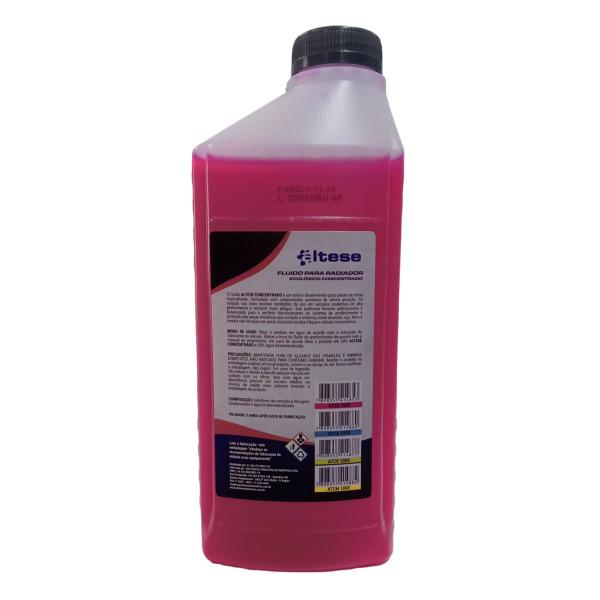 Imagem de Aditivo para Água do Radiador Altese Ecológico Concentrado Rosa - 1L