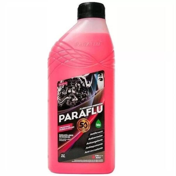 Imagem de Aditivo para Água do Radiador Paraflu Bio Concentrado Orgânico Rosa Long Life Coloração Rosa 1L