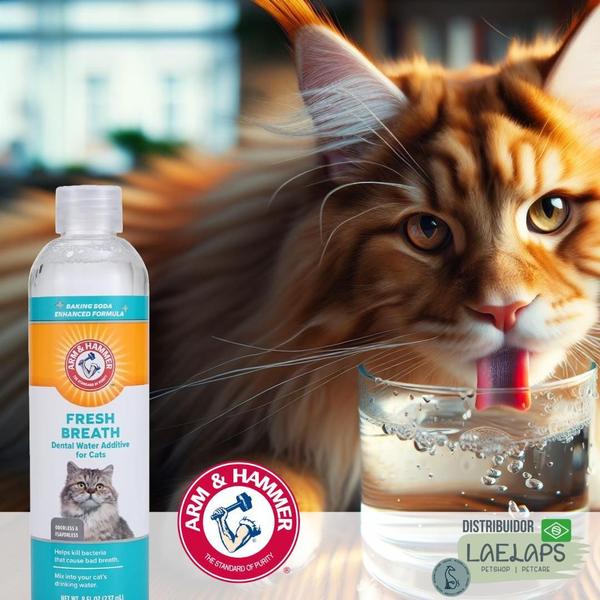 Imagem de Aditivo Para Água - Tratamento Bucal De Gatos - Arm E Hammer