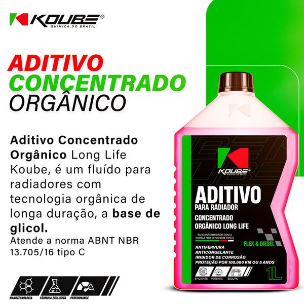 Imagem de Aditivo Radiador Concentrado Orgânico Long Flex Diesel 1L