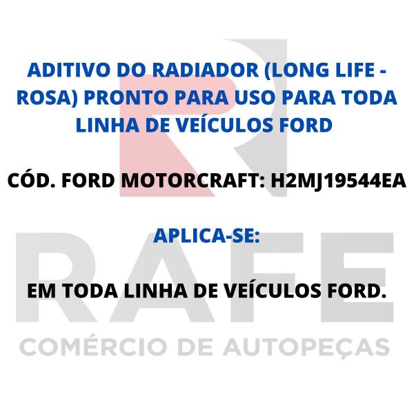 Imagem de Aditivo Radiador (long Life Rosa) Pronto Para Uso Veículos Ford