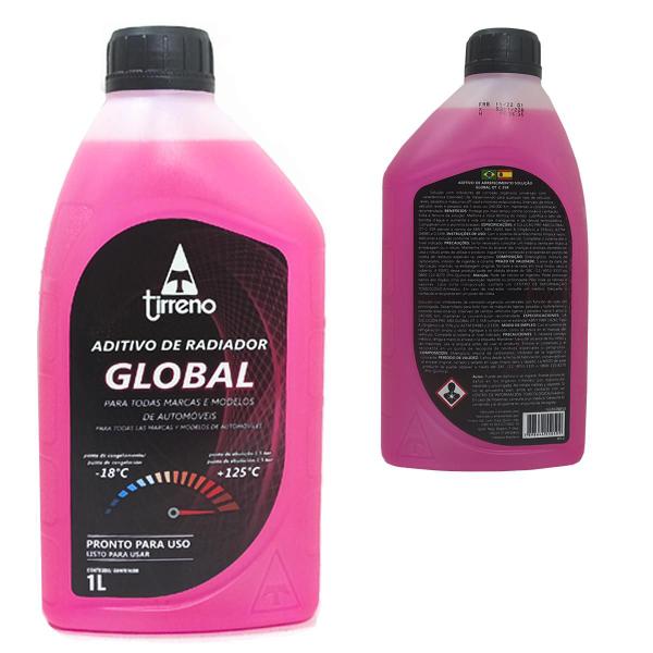 Imagem de Aditivo Radiador Pronto Uso Rosa Global Original Tirreno 2 L