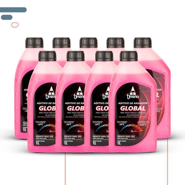 Imagem de Aditivo Radiador Rosa Global Pronto Uso 09 unds