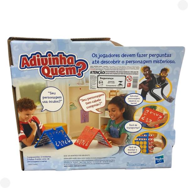 Adivinha Quem Jogo De Mesa Infantil F6105 - Hasbro Imagem de Adivinha Quem Jogo De Mesa Infantil F6105 - Hasbro