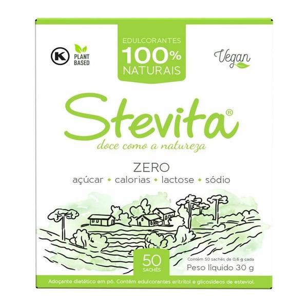 Imagem de Adoçante Dietético 50 Sachês 30G - Stevita