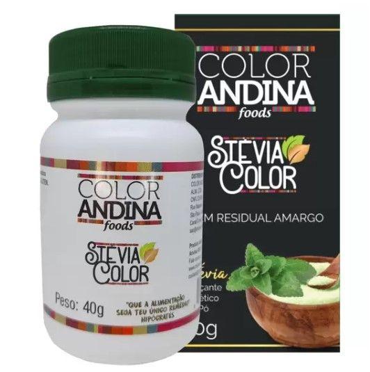 Imagem de Adoçante dietético Stévia Color Andina Food, 40g