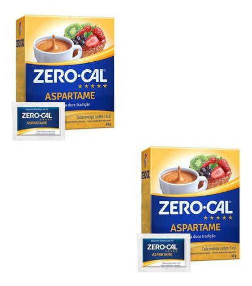 Imagem de Adoçante Em Pó Zero-Cal Aspartame 4 Caixas C/50 Sachês