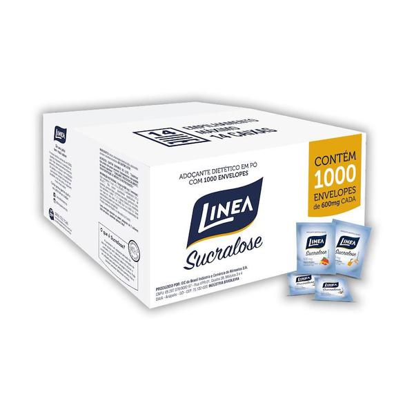 Adoçante Linea Sucralose Caixa C/ 1000 Sachês De 0,6g Imagem de Adoçante Linea Sucralose Caixa C/ 1000 Sachês De 0,6g