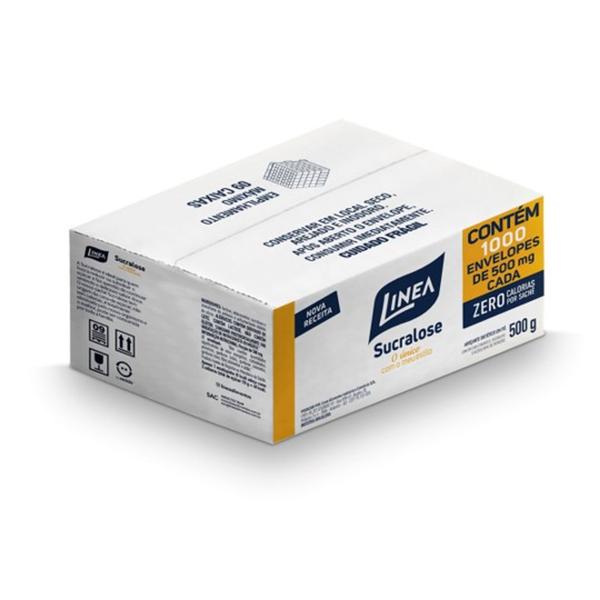 Adoçante Linea Sucralose - kit c/ 2 caixas (2000 saches) Imagem de Adoçante Linea Sucralose - kit c/ 2 caixas (2000 saches)