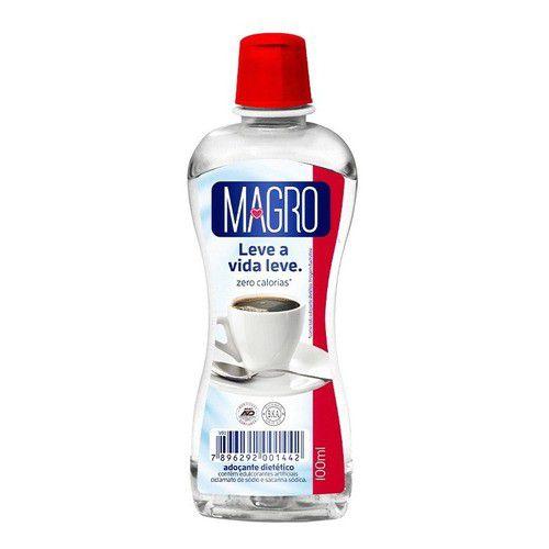 Imagem de Adoçante Líquido Magro 100ml - Kit Com 5 Unidades