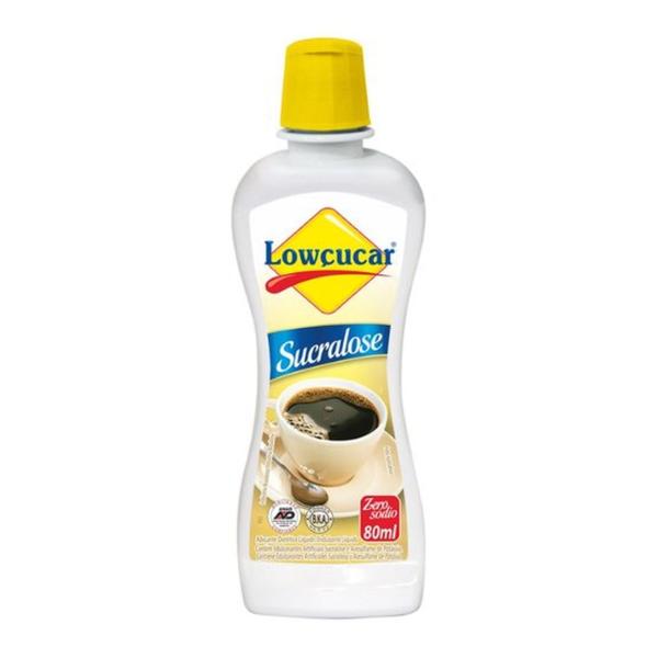 Adocante liquido sucralose lowcucar 80ml Imagem de Adocante liquido sucralose lowcucar 80ml