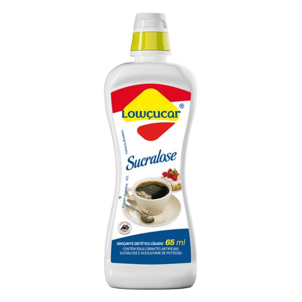 Adoçante Lowçucar Sucralose Liquido 65Ml Imagem de Adoçante Lowçucar Sucralose Liquido 65Ml
