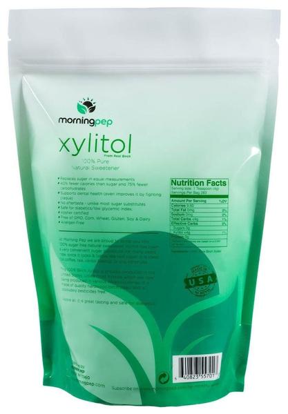 Adoçante Morning Pep Pure Birch Xilitol 1,13 kg Keto Diet Imagem de Adoçante Morning Pep Pure Birch Xilitol 1,13 kg Keto Diet