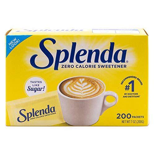 Adoçante Splenda sem Calorias, Zero Açúcar e sem Sabor - 200 Pacotes Imagem de Adoçante Splenda sem Calorias, Zero Açúcar e sem Sabor - 200 Pacotes