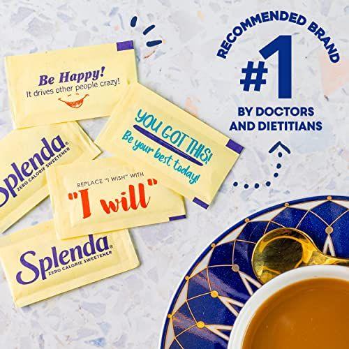 Adoçante Splenda sem Calorias, Zero Açúcar e sem Sabor - 200 Pacotes Imagem de Adoçante Splenda sem Calorias, Zero Açúcar e sem Sabor - 200 Pacotes