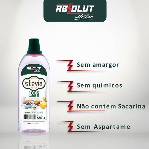 Imagem de Adoçante Stévia Estévia 100% Natural 100ml  Não Amarga