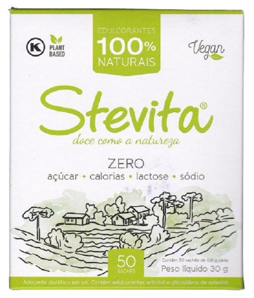 Imagem de Adocante Stevita Stevia 50 Env 0,6g NATURAL