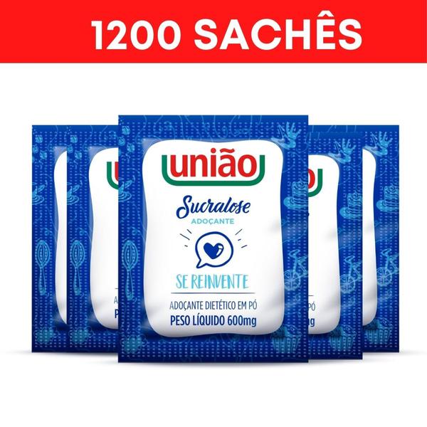 Imagem de Adoçante sucralose união 1200 sachês