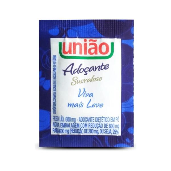 Adoçante sucralose união sachê 0,6g c/ 50 unidades Imagem de Adoçante sucralose união sachê 0,6g c/ 50 unidades