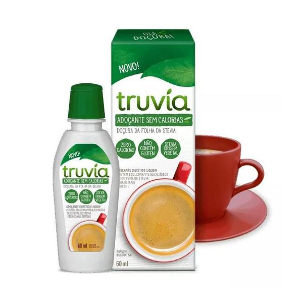 Imagem de Adoçante Truvía Stevia Liquido Frasco Com 60Ml