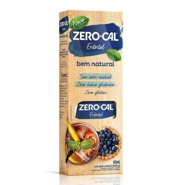 Imagem de Adoçante Zero Cal Eritriol Bem Natural Líquido 65mL