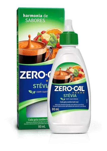 Imagem de Adoçante Zero Cal Stévia Liquido 80ml