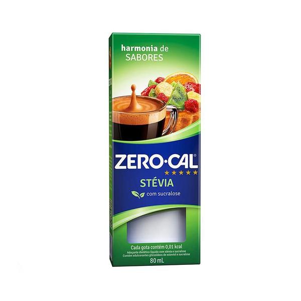 Imagem de Adoçante zero-cal stévia líquido 80ml