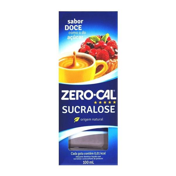 Imagem de Adoçante Zero Cal Sucralose Liquido 100Ml Kit 3