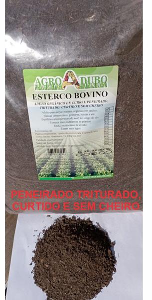 Imagem de Adubo E Composto Orgânico 15kg Esterco Bovino Leiteiro