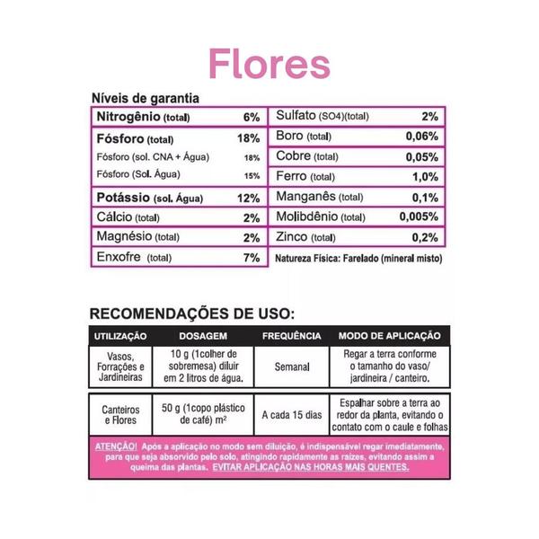 Imagem de Adubo Fertilizante Forth  400g Jardim Flores Frutas Kit 3