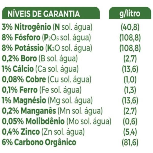 Imagem de Adubo Fertilizante Forth Cactos 1 Litro Orgânico  Faz 200 L