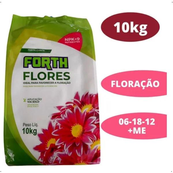 Imagem de Adubo Fertilizante Forth Flores 10 Kg Completo Jardineira