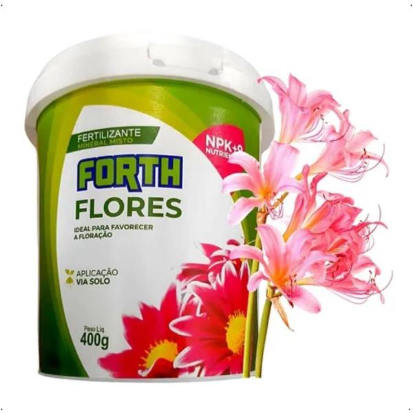 Adubo Fertilizante Forth Flores 400g Jardineira Completo Imagem de Adubo Fertilizante Forth Flores 400g Jardineira Completo
