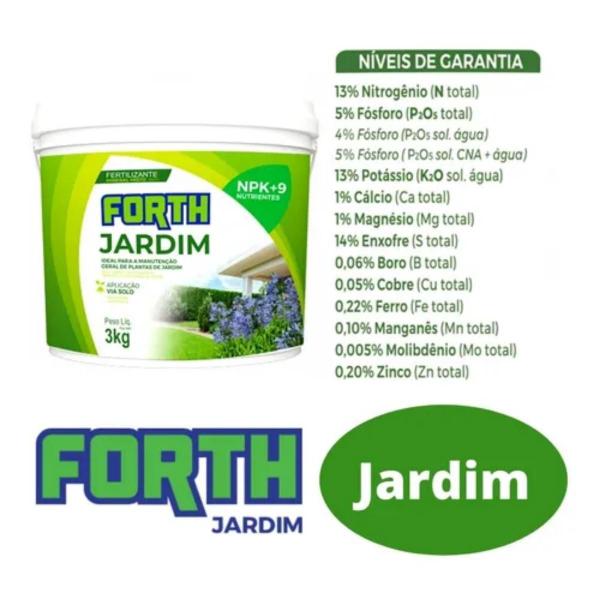 Imagem de Adubo Fertilizante Forth Jardim 3 Kg Gramado Jardineira Vaso