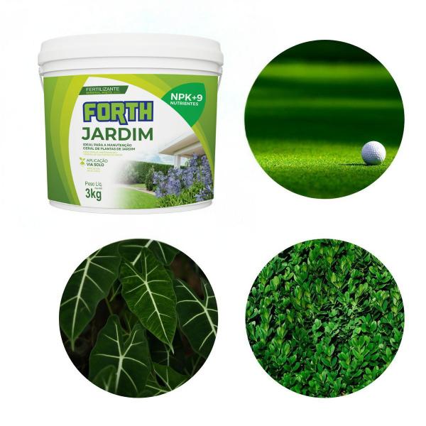 Imagem de Adubo Fertilizante Forth Jardim 3kg Gramado Para Grama