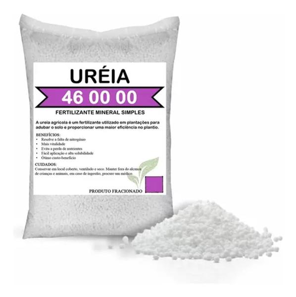 Imagem de Adubo Fertilizante Mineral Ureia Agrícola - Granulado 500g