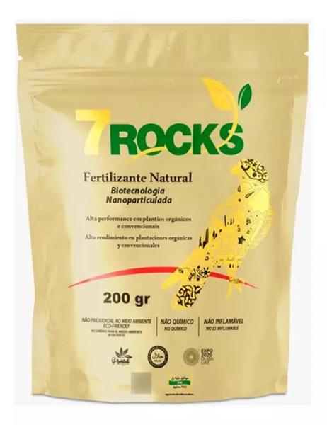 Imagem de Adubo Fertilizante Natural 7 Rocks 200gr Todas As Culturas