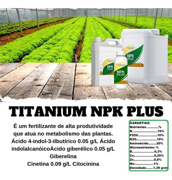 Imagem de Adubo Fertilizante Npk Plus Titanium Solo Rico 1 Lt